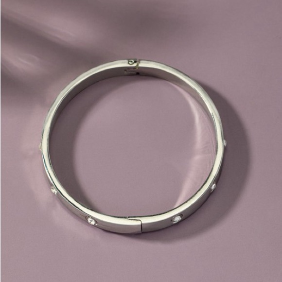Silver Rhinestone Bangle (7107) - Picture 4 of 5